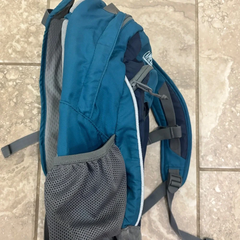 CamelBak Scout Kids Hydration Backpack Blue Grey Set of 2 No Bladder